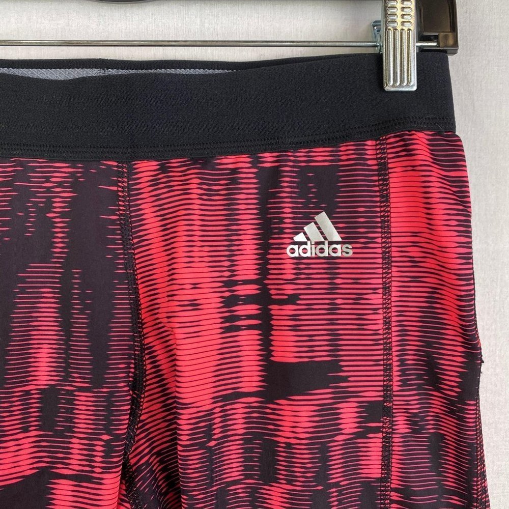 Adidas Red Pattern Capri Legging - image 2
